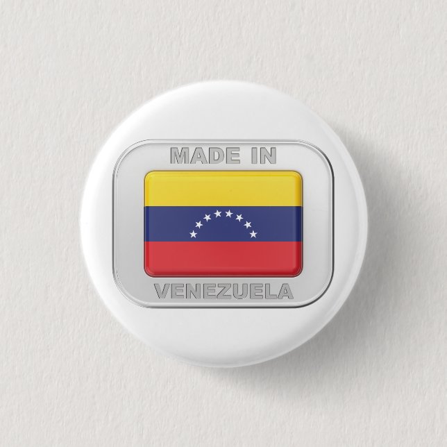 Made in Venezuela Button (Front)