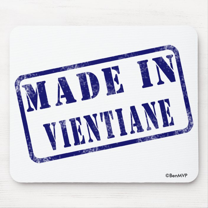 Made in Vientiane Mouse Pad