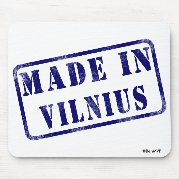 Made in Vilnius Mouse Pad