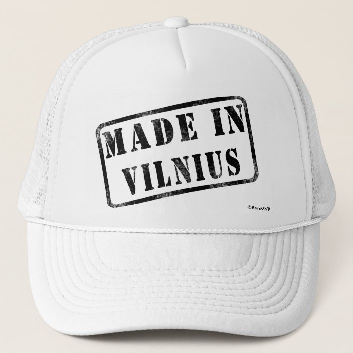 Made in Vilnius Trucker Hat
