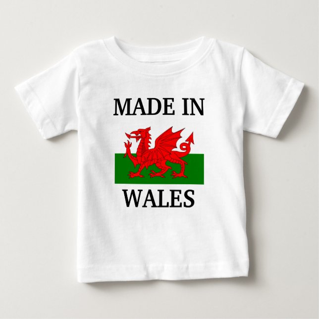 Made in Wales Baby T-Shirt (Front)