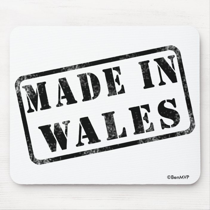 Made in Wales Mouse Pad