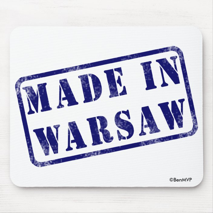 Made in Warsaw Mouse Pad