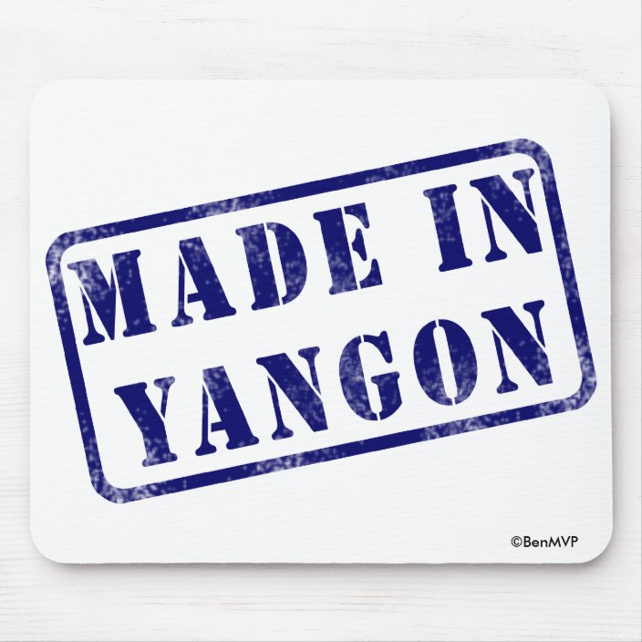 Made in Yangon Mouse Pad