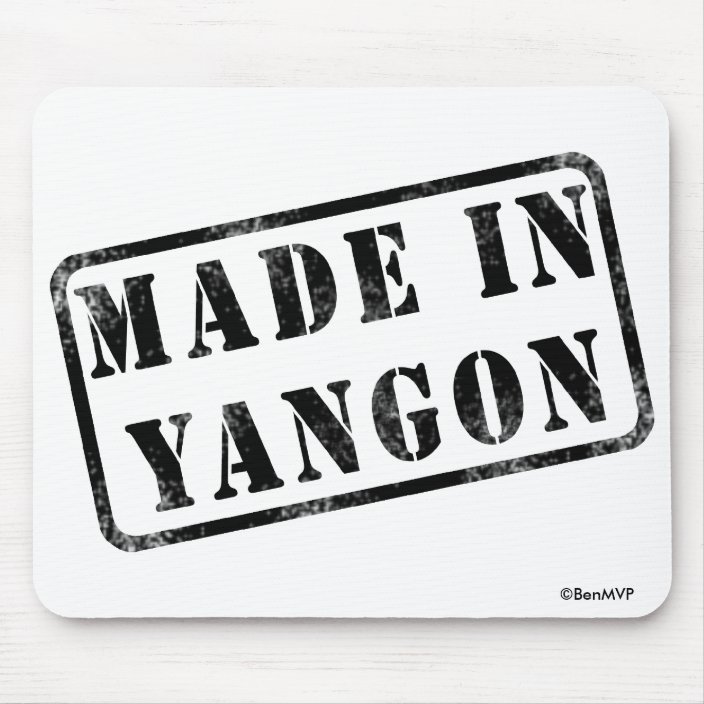 Made in Yangon Mousepad