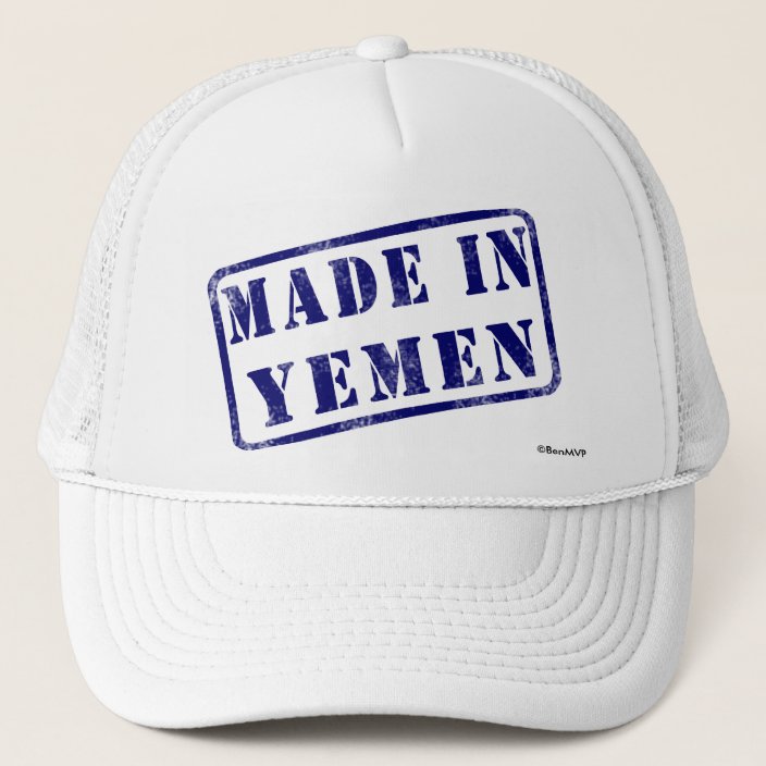 Made in Yemen Hat
