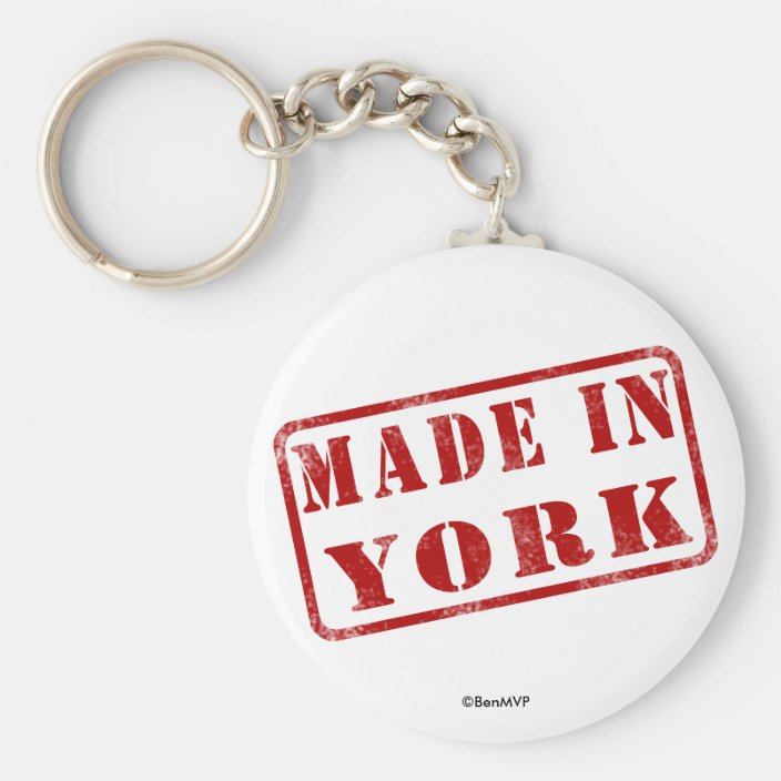 Made in York Keychain