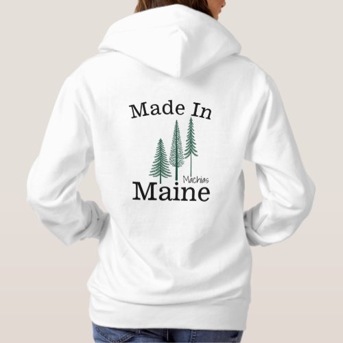 Made in your town Your State Tree Hoodie