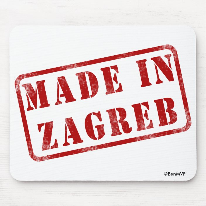 Made in Zagreb Mouse Pad