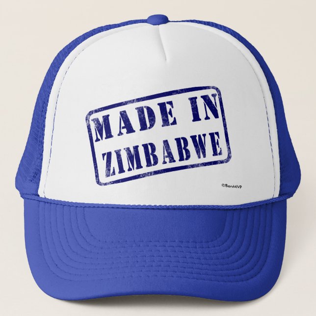 Made in Zimbabwe Trucker Hat (Front)