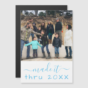 Made It Through COVID 2020 Photo Magnetic Card