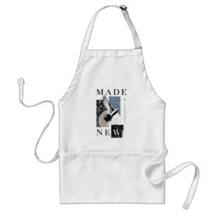 Made New 2 Corinthians 5:17 Brutalist Dove Baptism Adult Apron