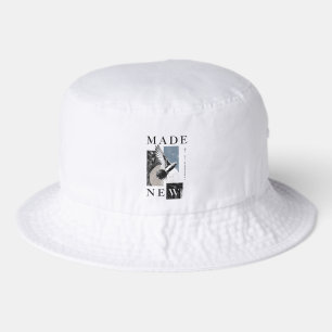 Made New 2 Corinthians 5:17 Brutalist Dove Baptism Bucket Hat