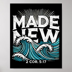 Made New Baptized Baptism Poster