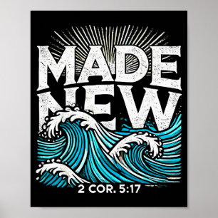 Made New Baptized Baptism Poster