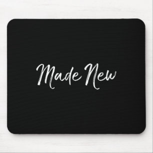 Made New Salvation Quote Faith Christian Baptism  Mouse Pad