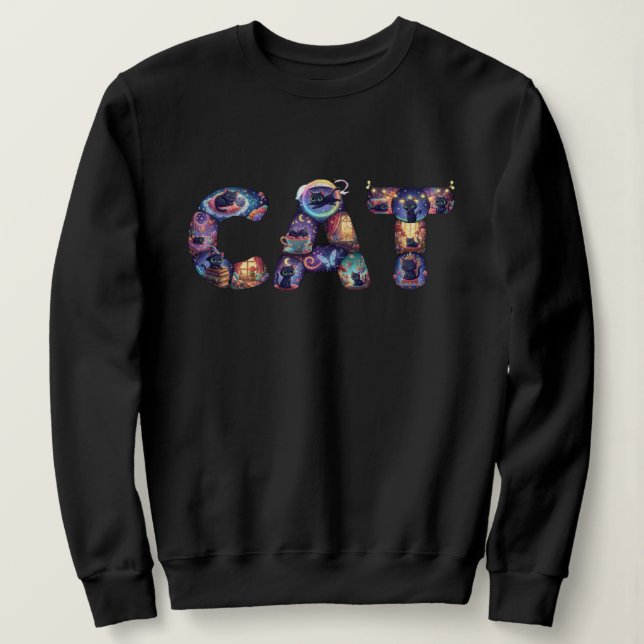 Made of Cat  Sweatshirt (Design Front)