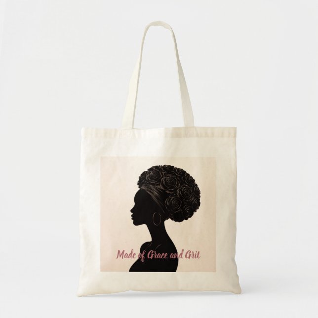 Made of Grace and Grit Tote Bag (Front)