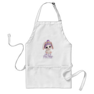 Made Of Pure Magic Cute Baby Bunny Pink Bodysuit Adult Apron