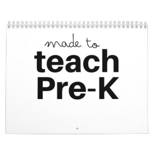 Made to teach prek primary school teacher funny calendar