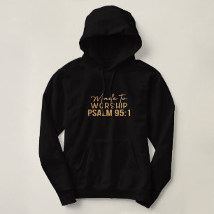 Made to Worship Christian Hooded Sweatshirt