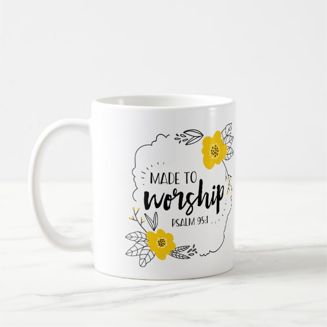Made to Worship Coffee Mug (Left)