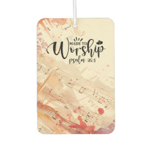 Made to Worship Inspirational Christian Quote Air Freshener