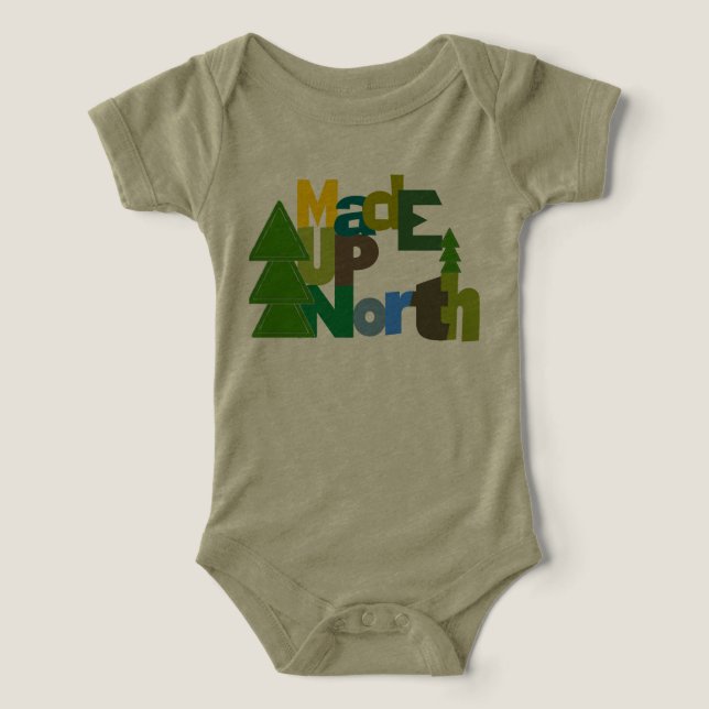 Made UpNorth Michigan Baby Boy Infant T-shirt (Design Front)
