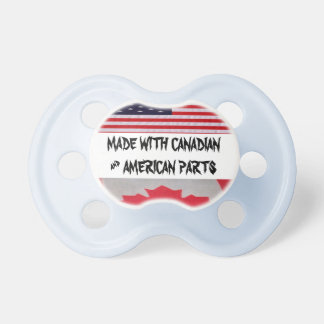 Made With Canadian & American Parts Baby Pacifier