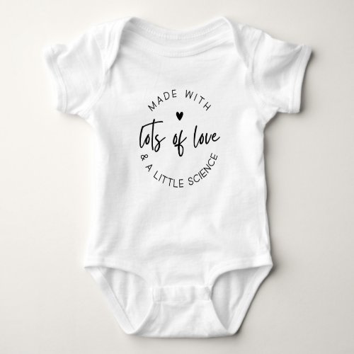 Made With Lots of Love IVF  Baby Bodysuit