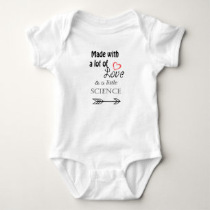 Made With Love And A Little Science Baby Bodysuit