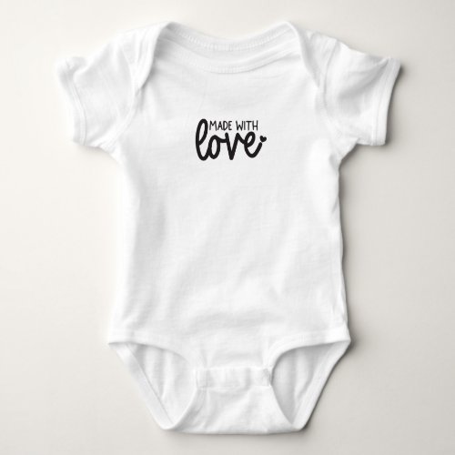 Made with Love Baby Bodysuit