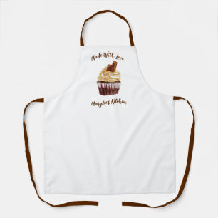 Made With Love Cupcake Bakery Chef Apron