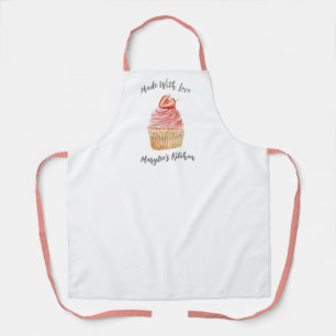 Made With Love Cupcake Bakery Chef Apron