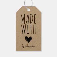 Paper Hang Tags with String & Custom Company Logo