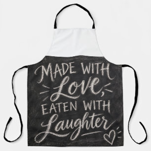 Made With Love, Eaten With Laughter Apron