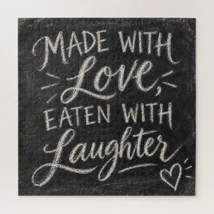 Made With Love, Eaten With Laughter Jigsaw Puzzle