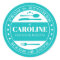 Made With Love Food Gift Sticker aqua