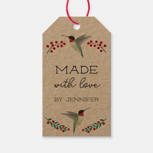 Made with love Gift Tag
