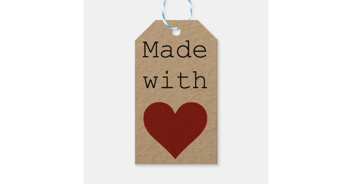 Made with Love Gift Tags