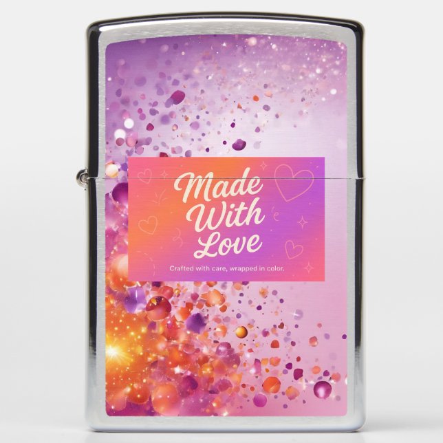Made With Love Golf Glove Zippo Lighter (Front)