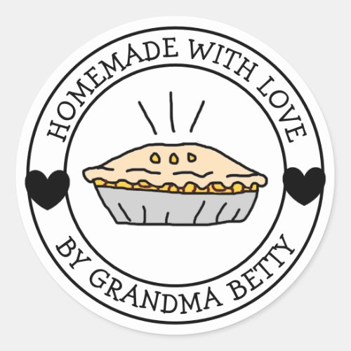 Made with Love Handmade Apple Pie Labels