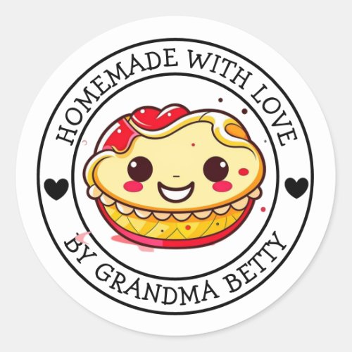 Made with Love Handmade Pie Labels