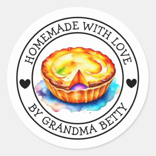 Made with Love Handmade Pie Labels