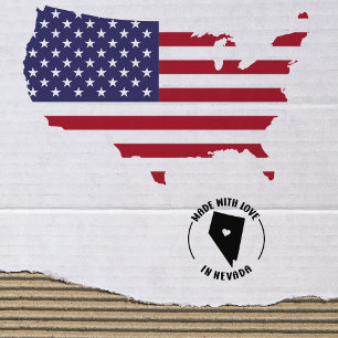 Made With Love in Nevada, Small Business, Rubber Stamp