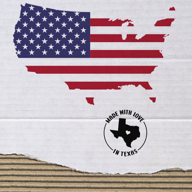 Made With Love in Texas, Small Business,  Rubber Stamp (Creator Uploaded)