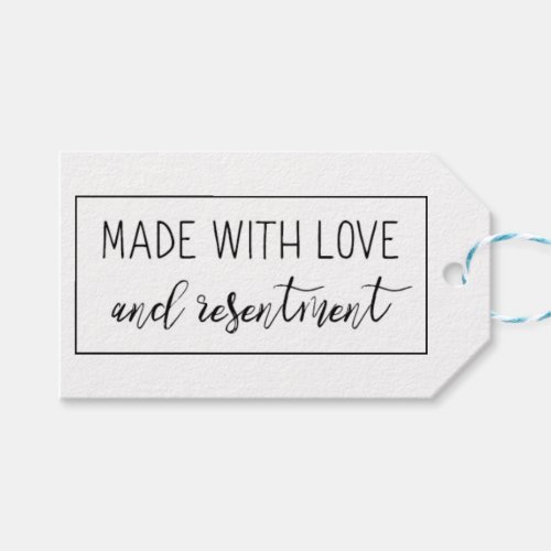 Made with Love Joke Gift Tags