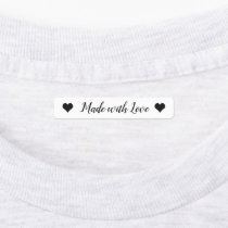 Made with Love kids Clothing Labels, Shirt Label Made with Love kids Clothing Labels, Shirt Label