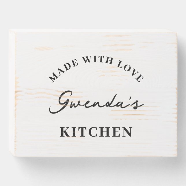 Made with Love Kitchen Sign (Front Horizontal)