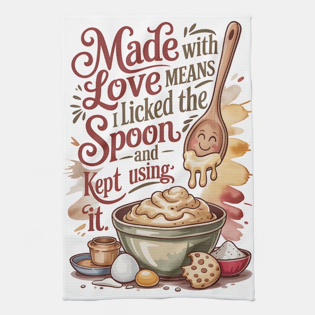 Made With Love Kitchen Towel (Vertical)